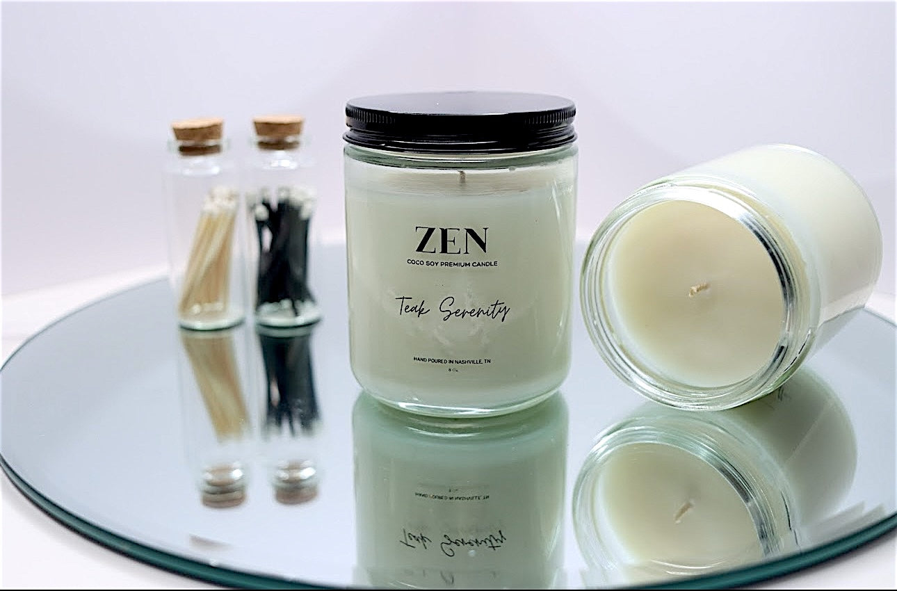 Teak Serenity Scented Candle