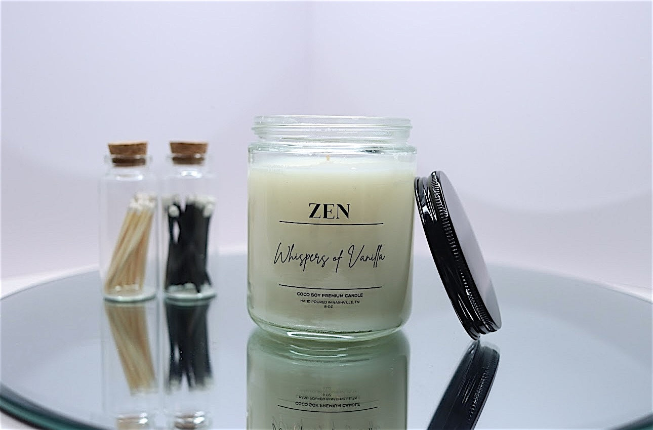 Whispers of Vanilla Scented Candle