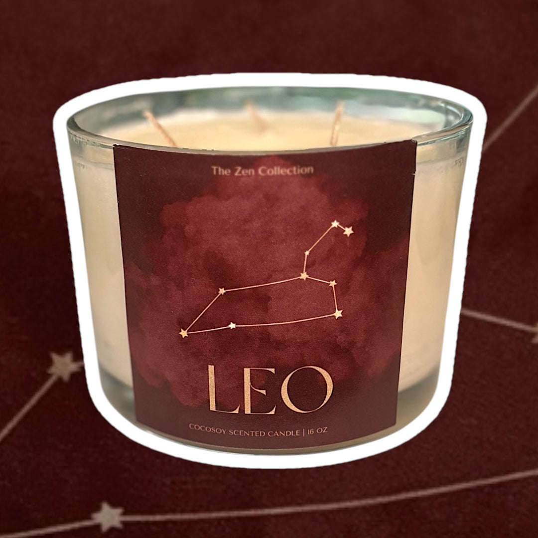 3 wick Zodiac Candles