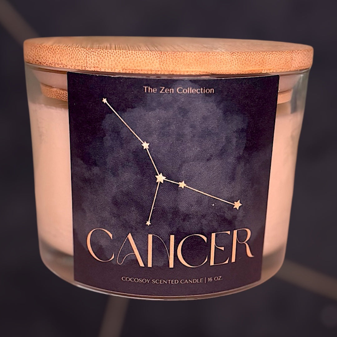 3 wick Zodiac Candles