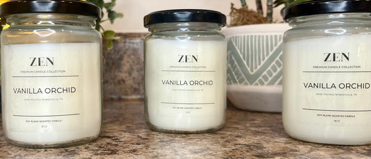 Vanilla Orchid Scented Candle