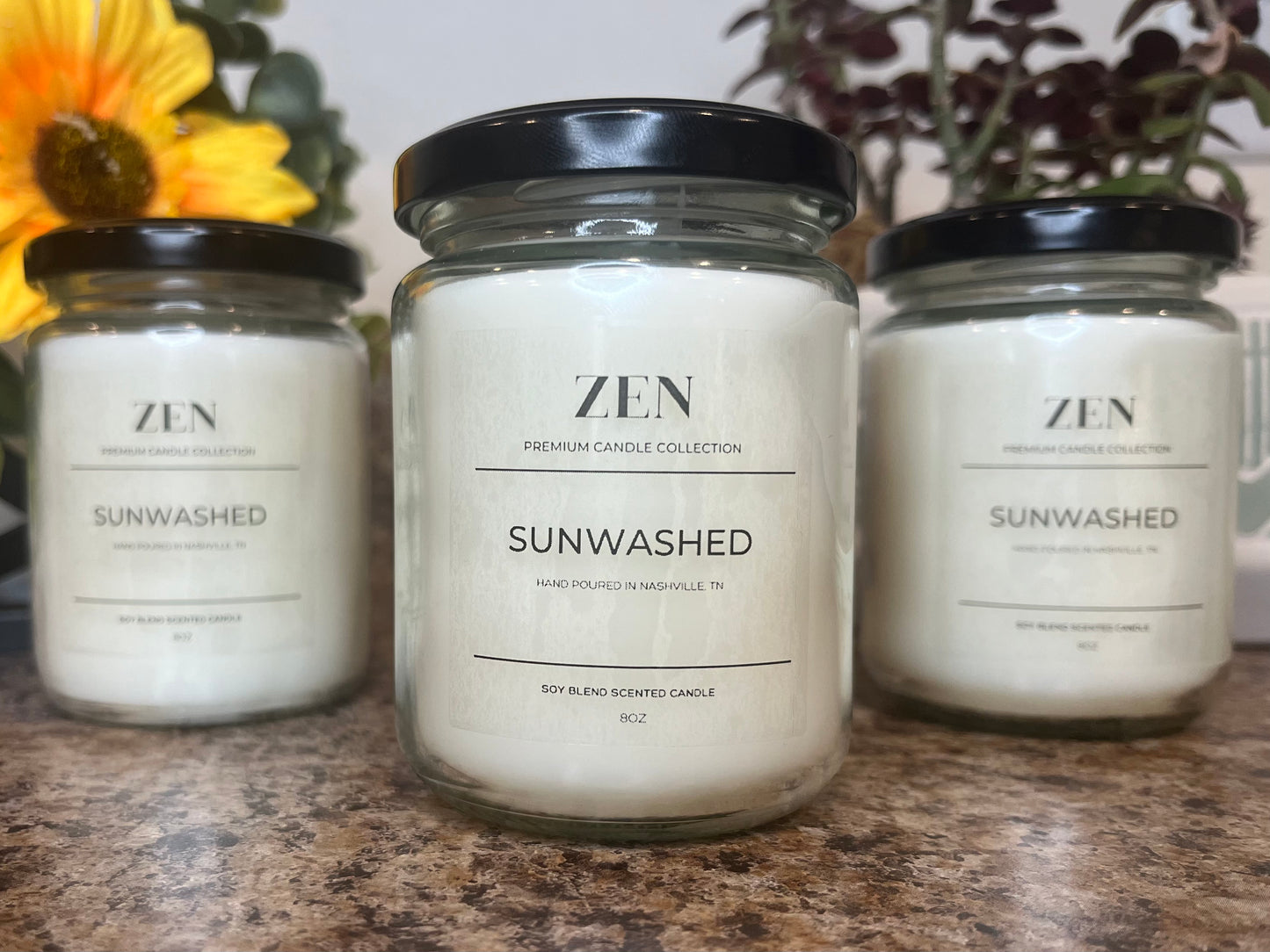 Sunwashed Scented Candle