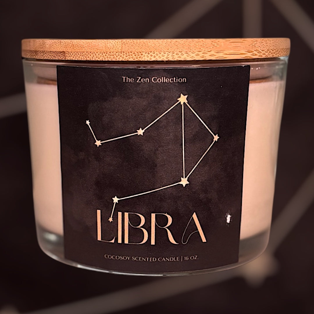 3 wick Zodiac Candles