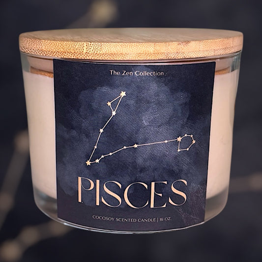3 wick Zodiac Candles